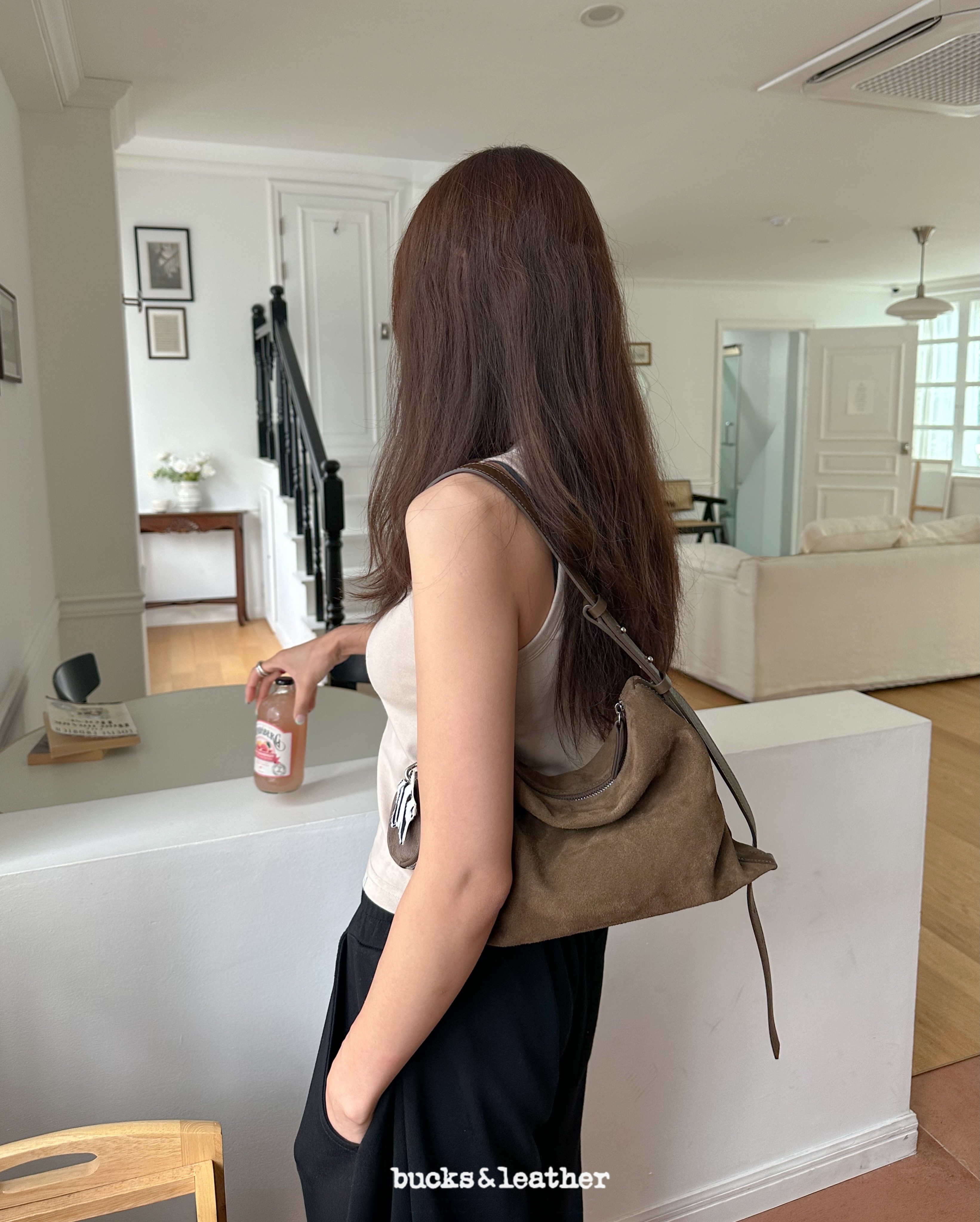 【熱賣款】預訂_慵懶風單肩 Day Shoulder Small By Bucks & leather