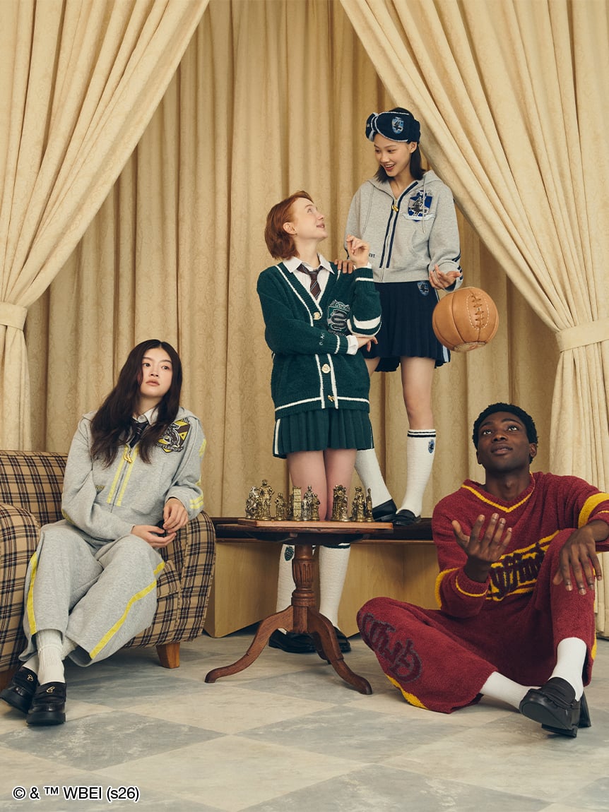 衛衣連帽拉鍊衫 Sweatshirt Hoodie｜SNIDEL HOME X 哈利波特 聯名 第5彈 (Harry Potter)【預購】 (26199-P）