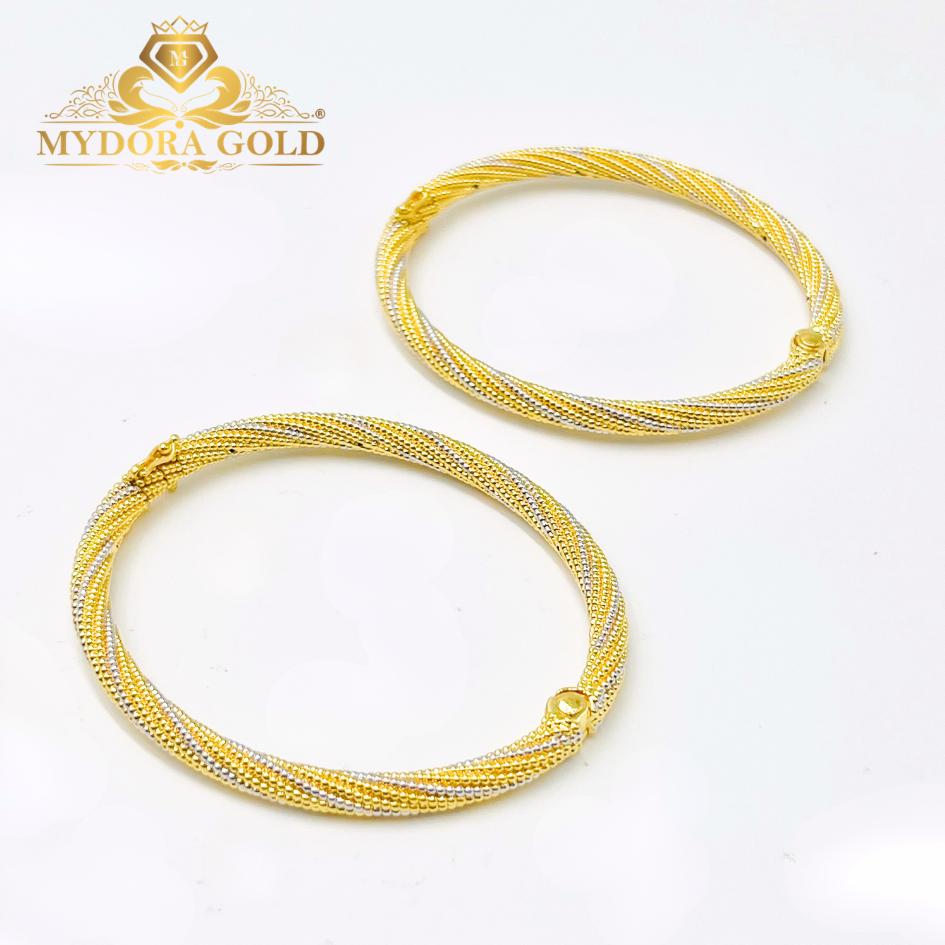 MYDORA Gelang Pintal Jagung | Emas 916/22k