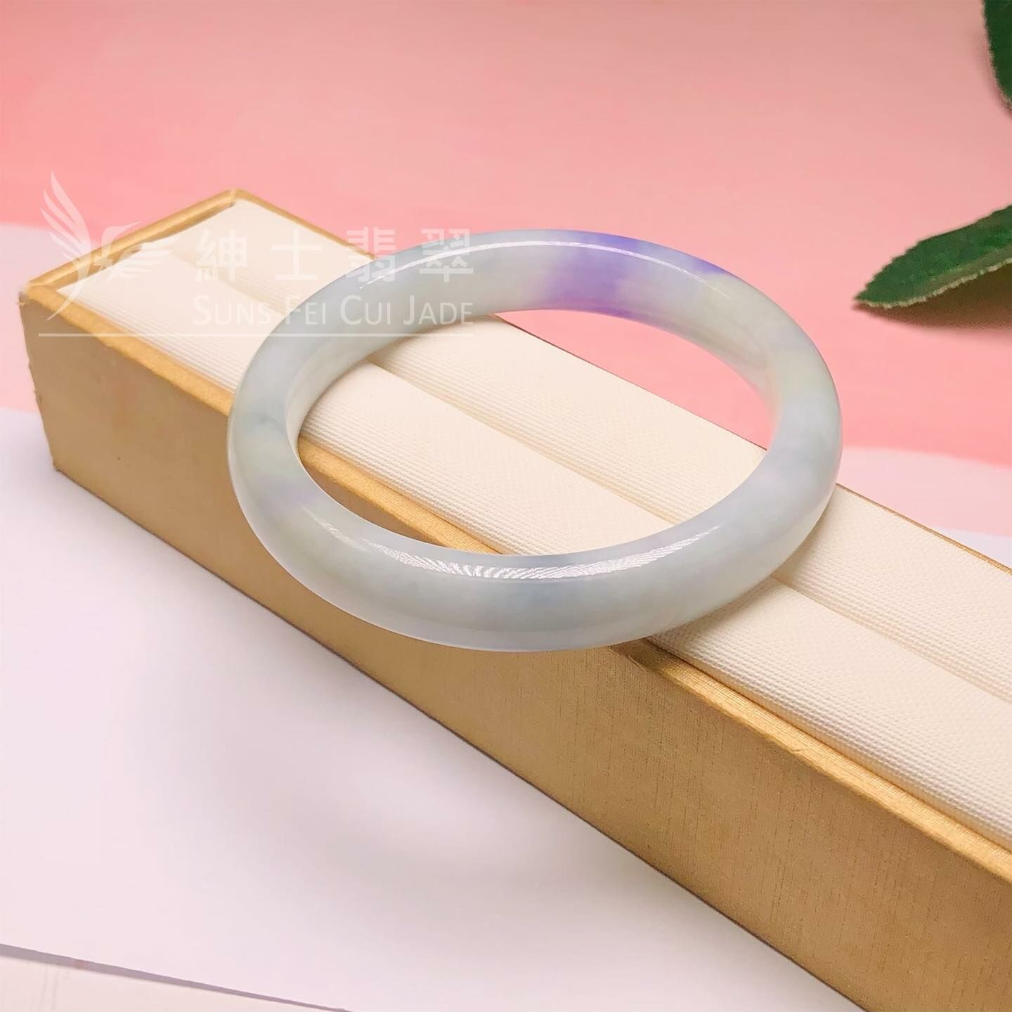 桃紅春福鐲55.7mm