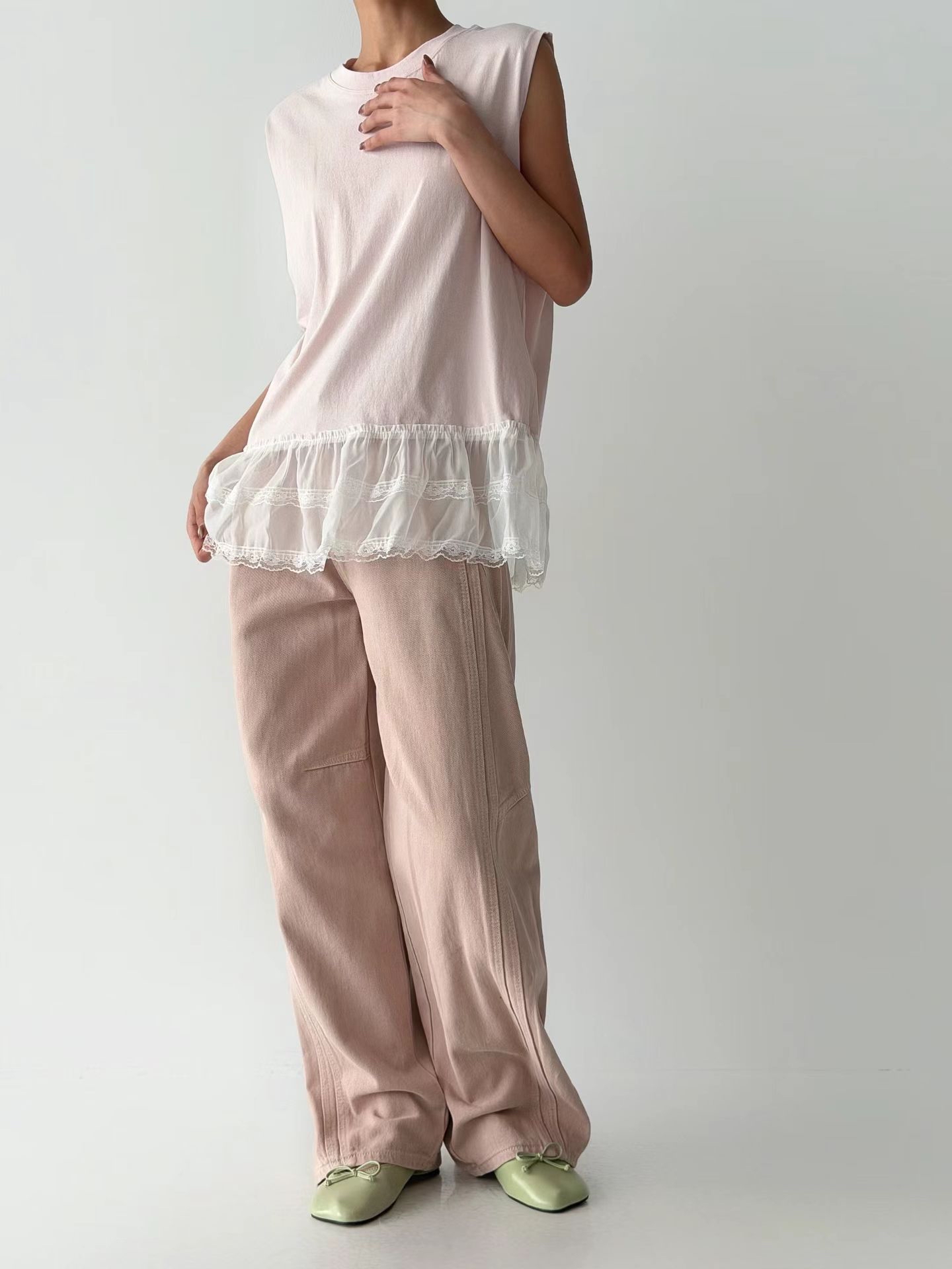 Mariemarie Lace 腳背心