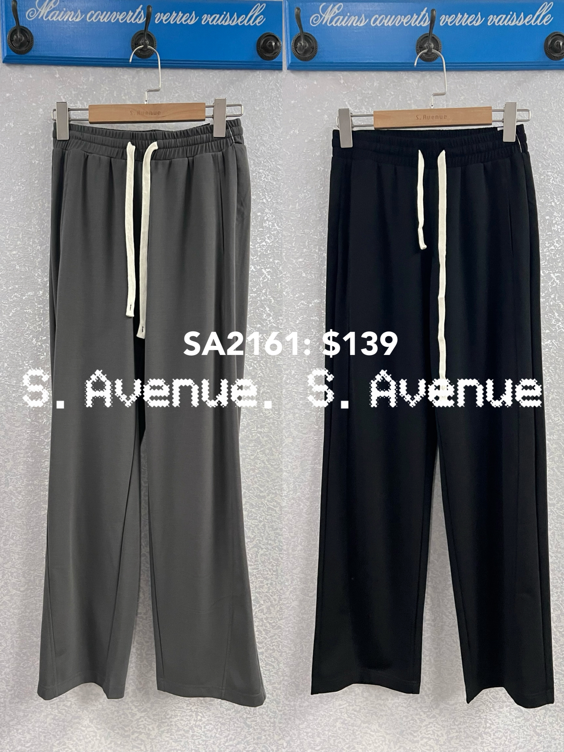 SA2161: 橡筋腰有碼四季休閑褲