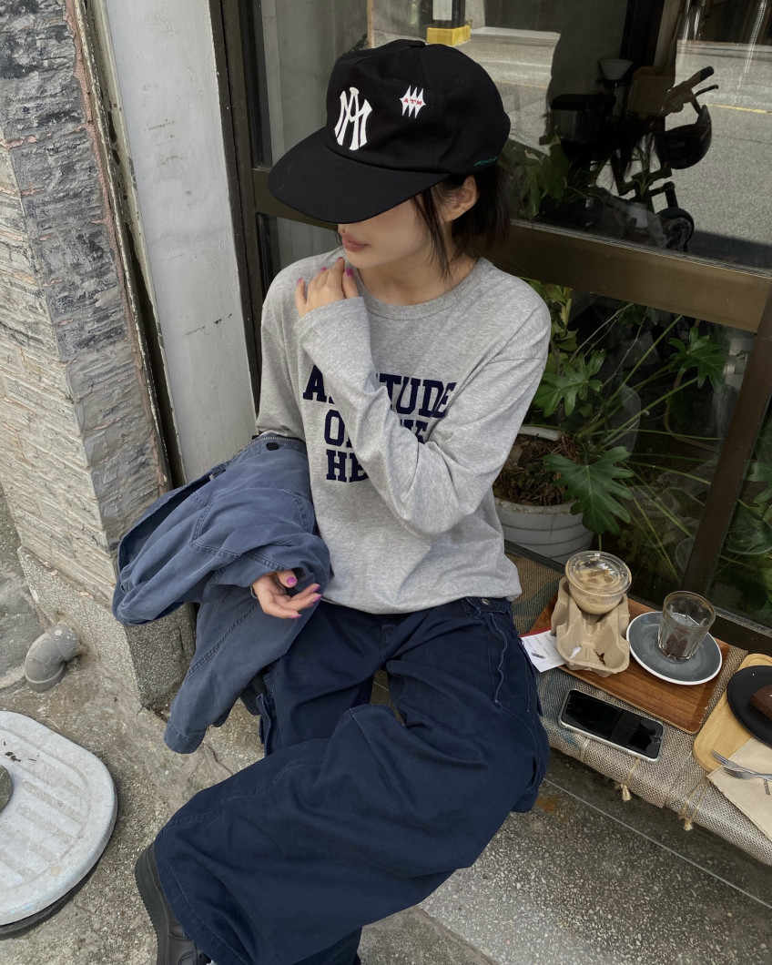 Cotton Wide-Leg Cargo Pants(Unisex)