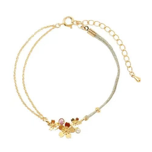  日本製 時尚防靜電櫻花手鍊