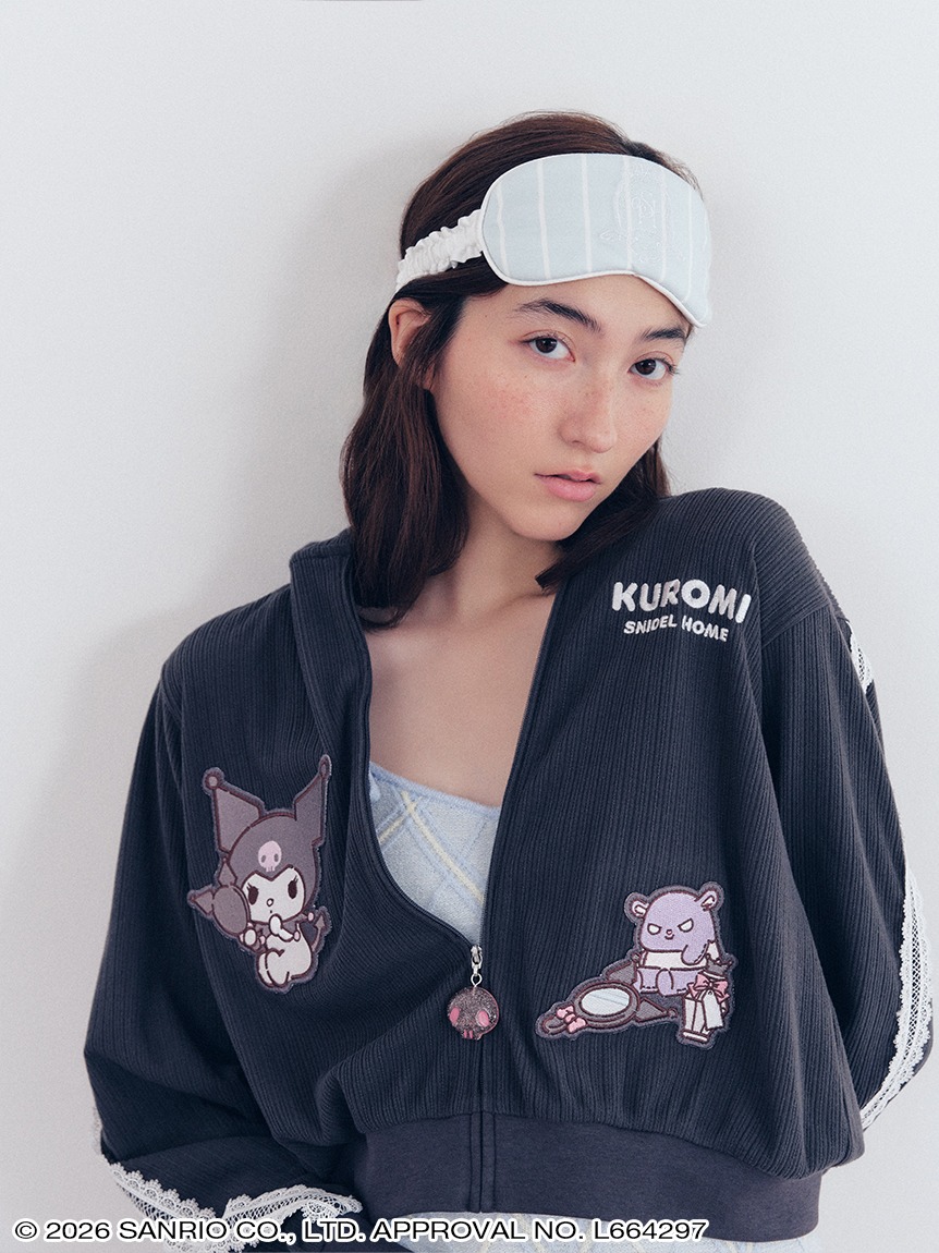 🎀【預訂】SNIDEL HOME x Kuromi 連帽衫 B