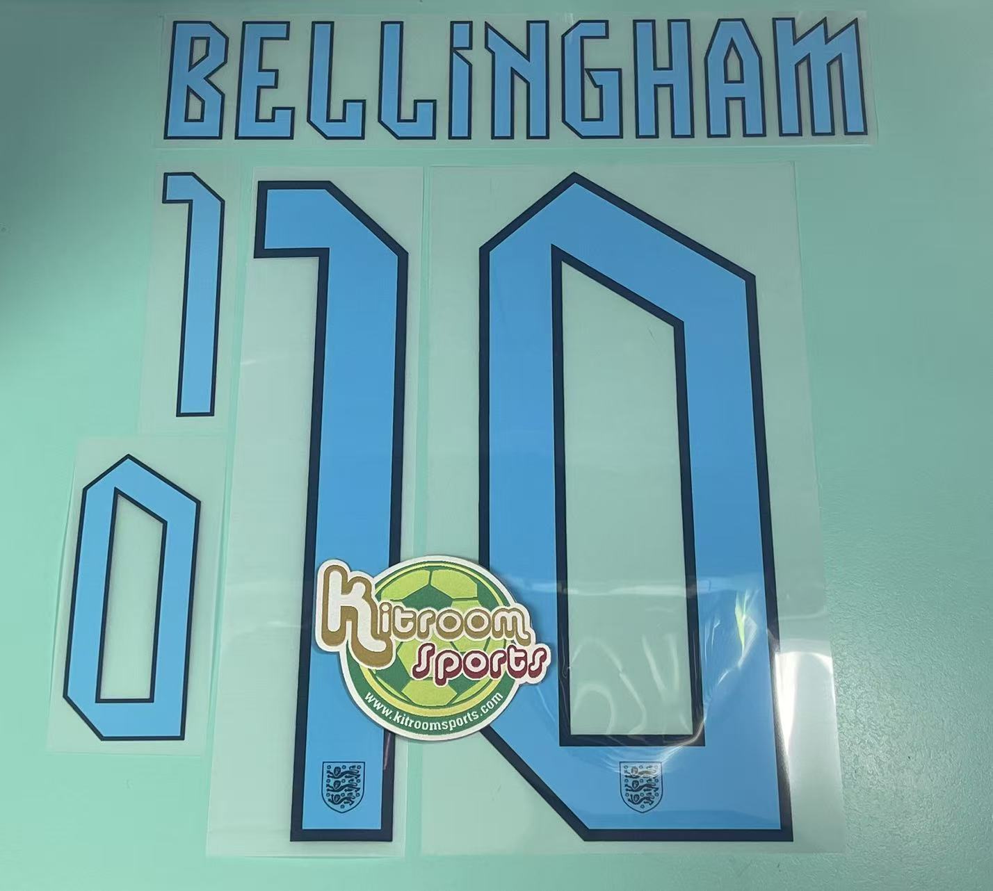 2022  England Away Nameset #10 BELLINGHAM