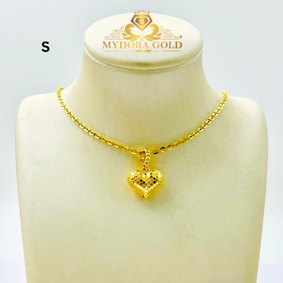 MYDORA Loket Sisik Love Gemuk Full Gold (5G) l EMAS 916/22K