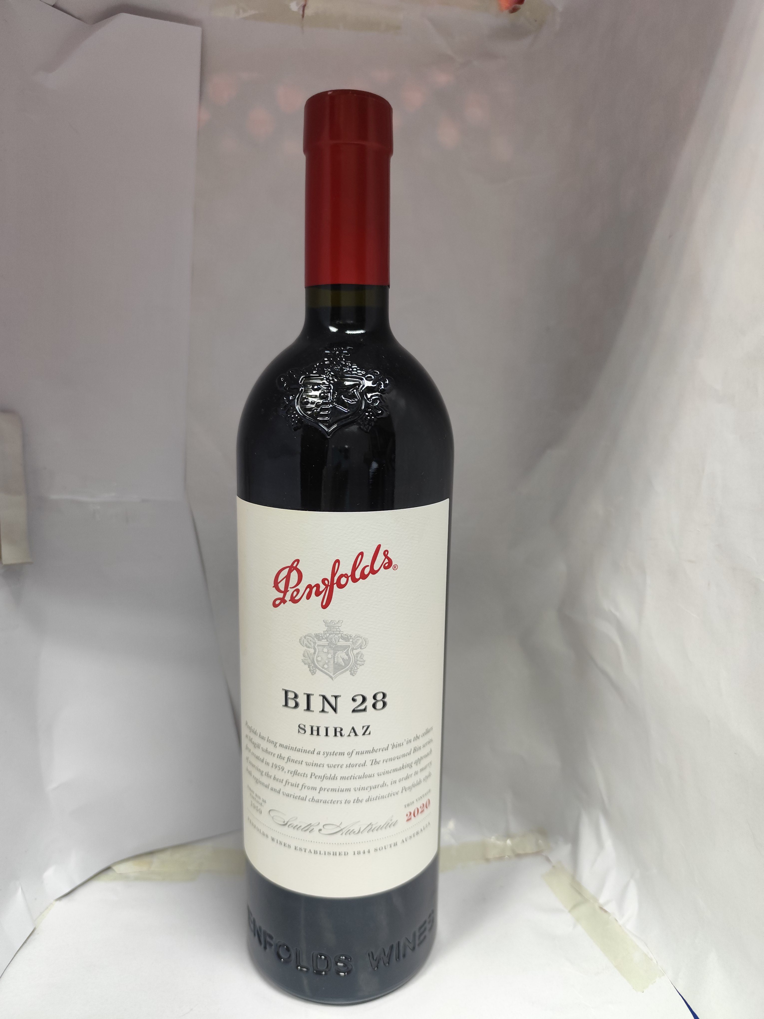 奔富紅葡萄酒 28  2020 750 ML  /  BIN 28 SHIRAZ 2020 750 ML FG00037