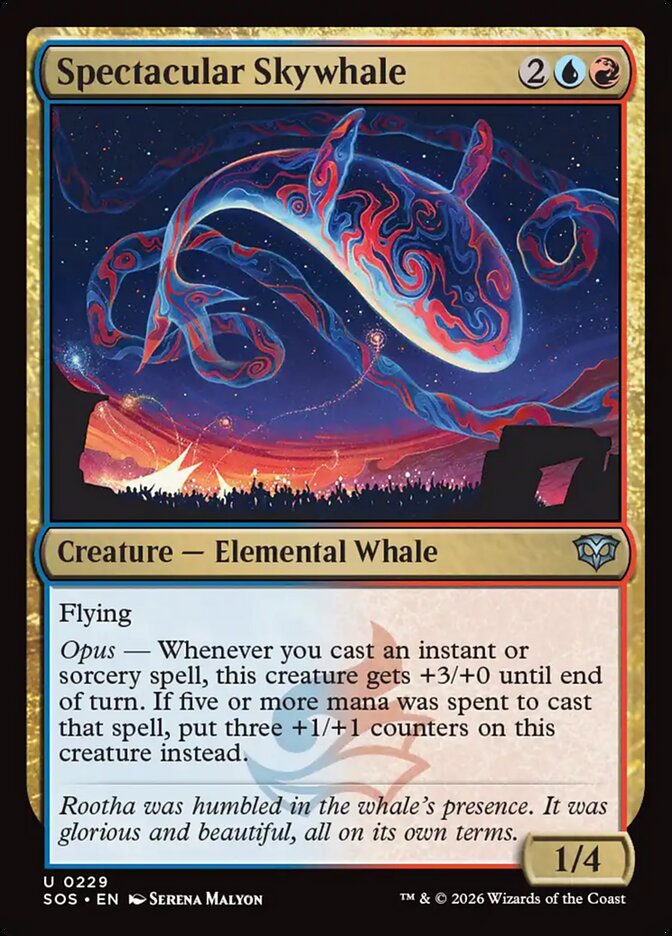 [EN] [Foil] Spectacular Skywhale [SOS-229] U