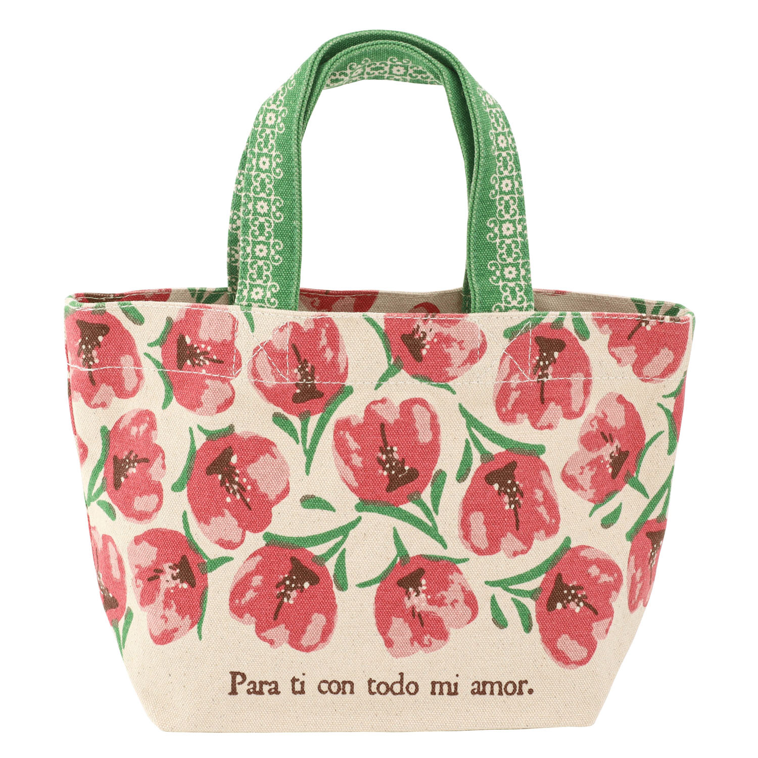 TM - 手挽布包 (桃紅色鬱金香款)