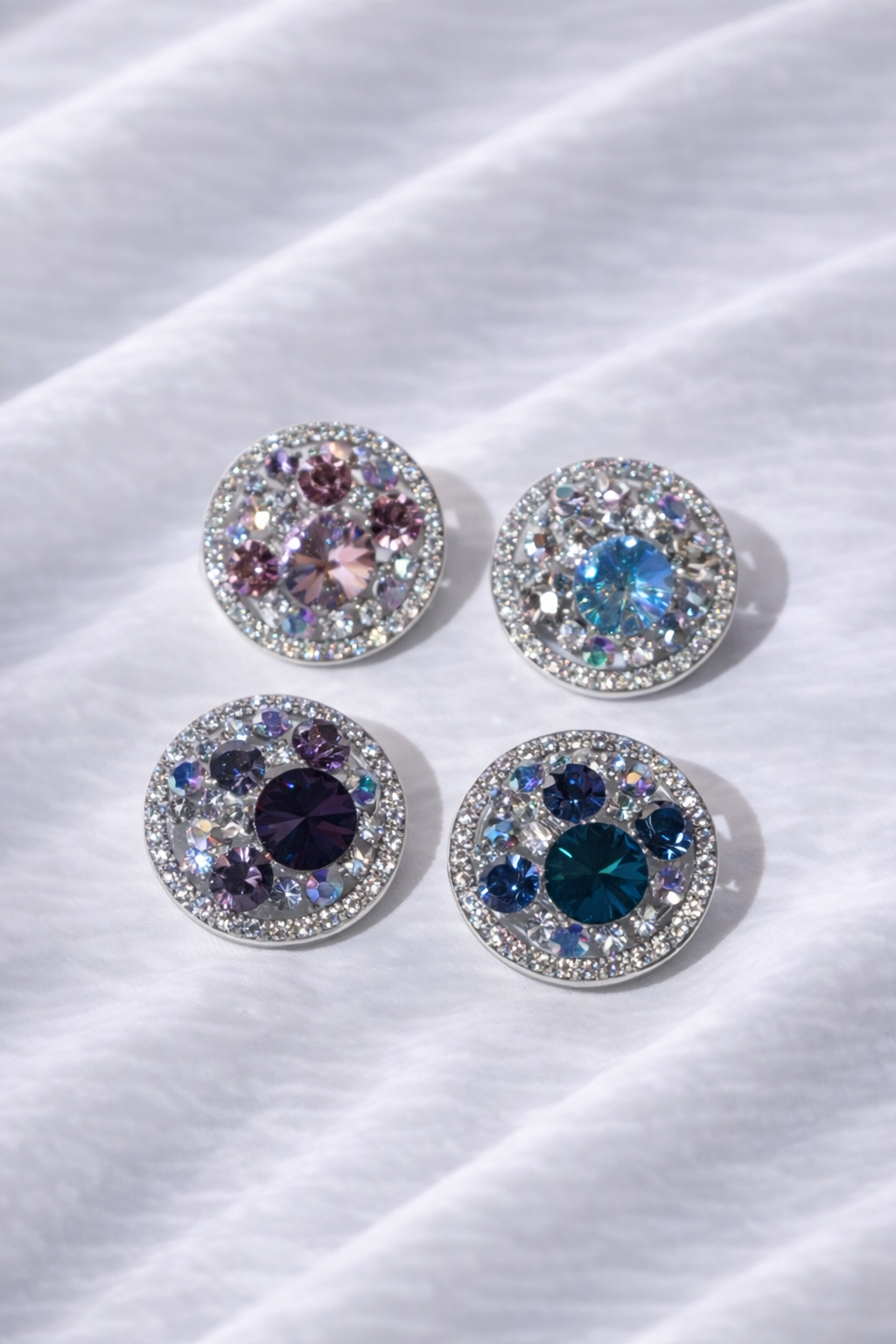 Swarovski Crystal Halo Brooch