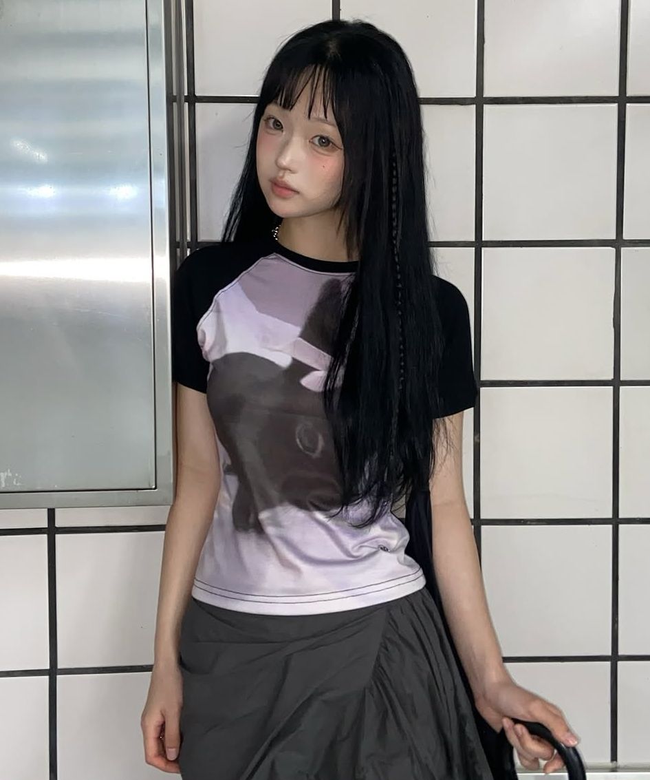 🇰🇷訂購｜FLARE UP 26SS｜Bunny Waffle Raglan T-Shirt 