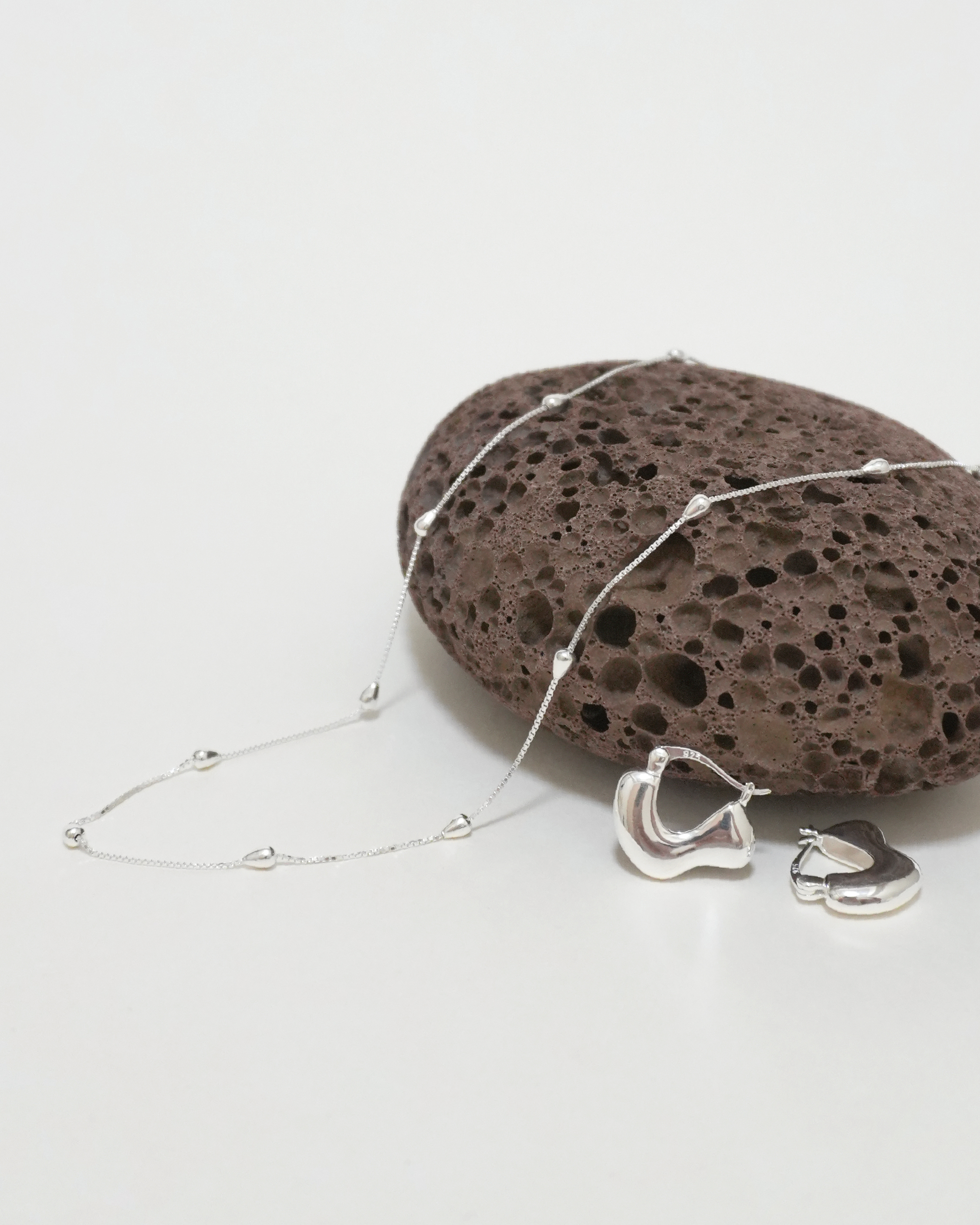 Gentle Ripples Drop Necklace