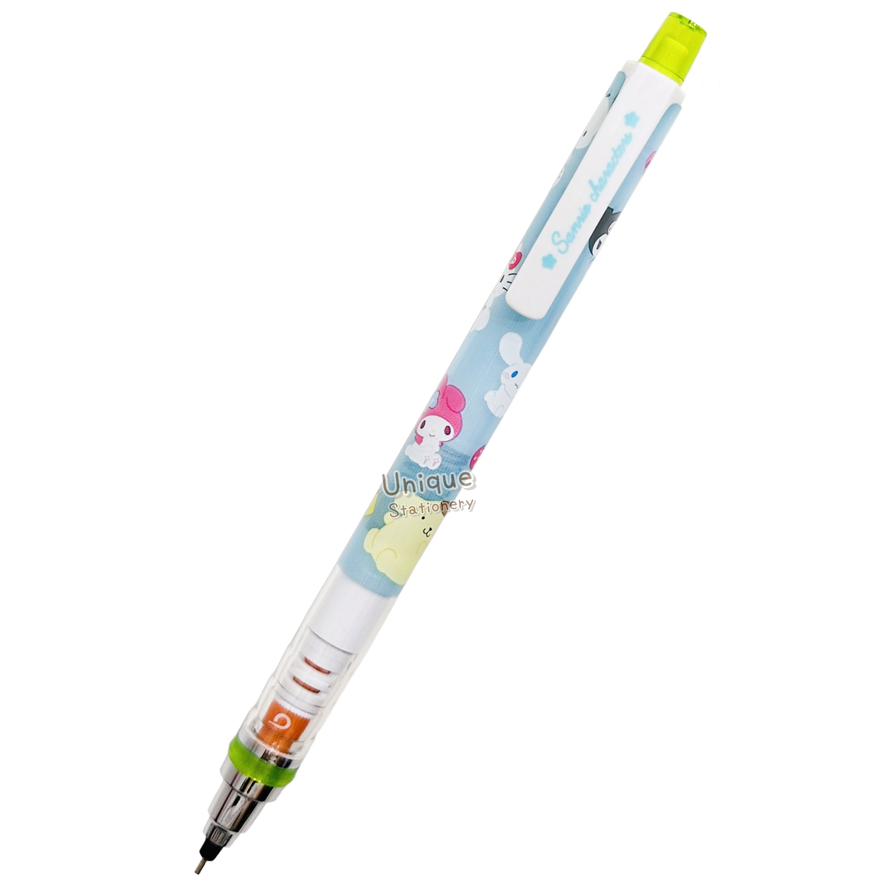 現貨｜Sanrio Characters 日版 Uni KURU TOGA 0.5mm 不斷芯旋轉自動 鉛芯筆 (306743)