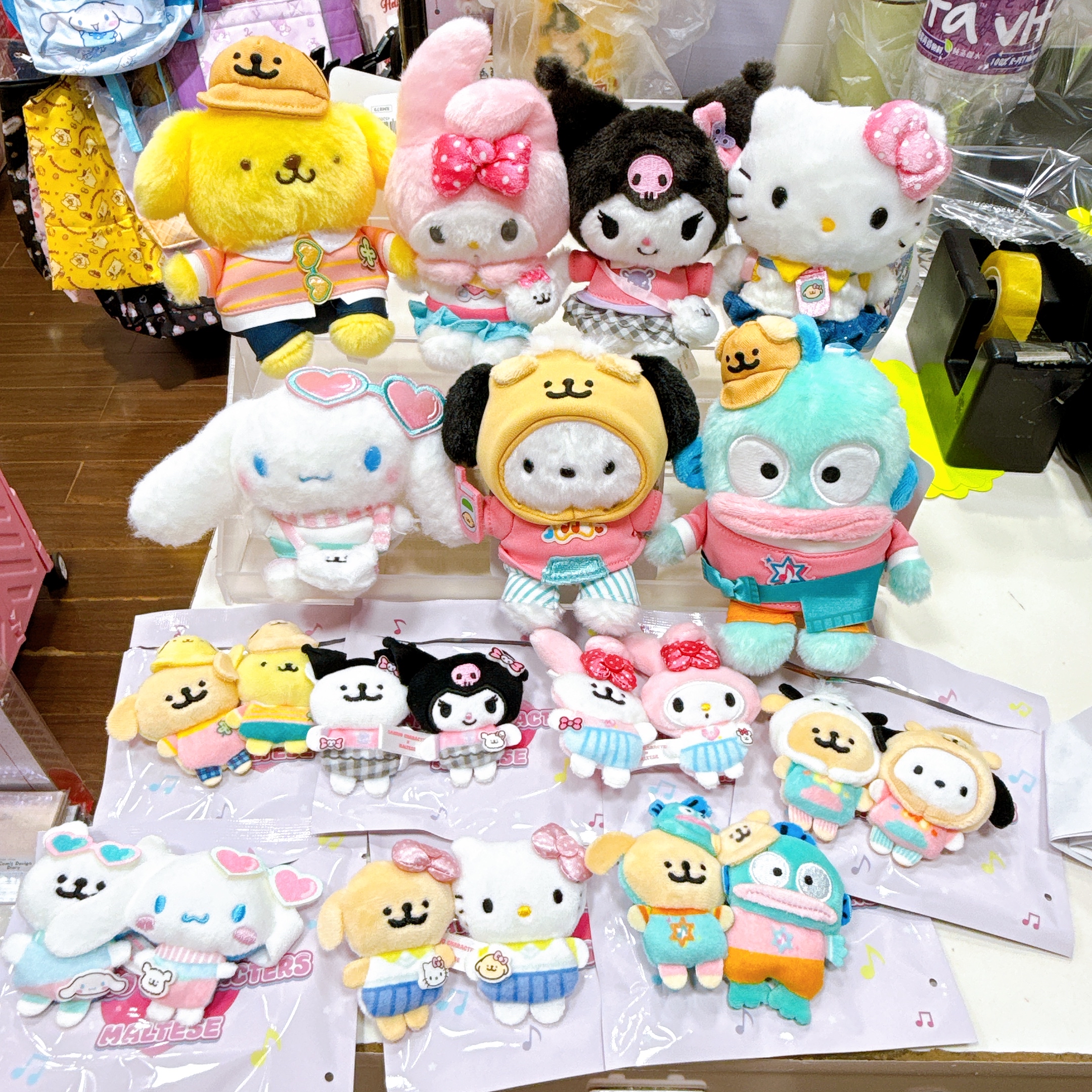 上海Pop Pop Store限定Sanrio 線條小狗系列公仔掛飾