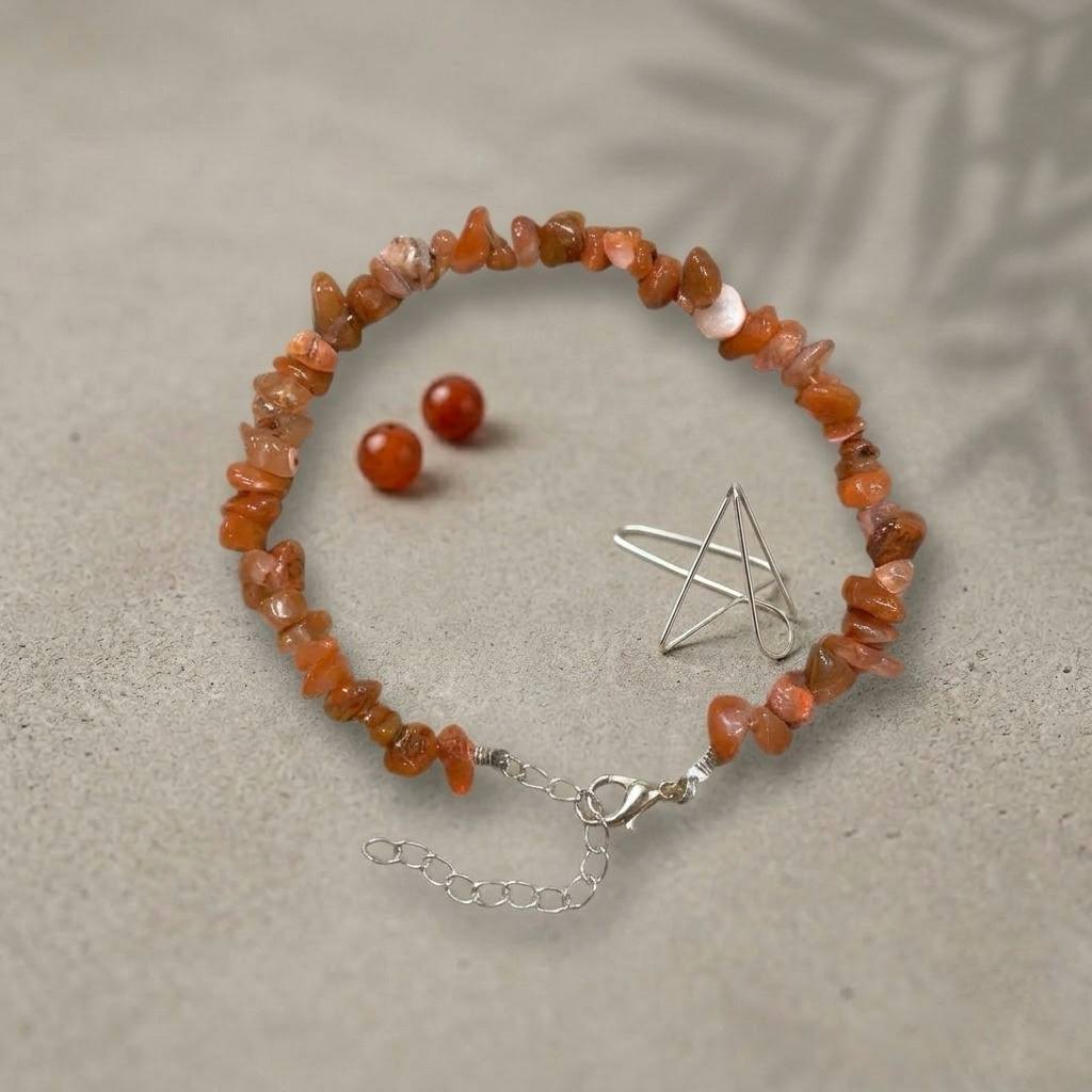 Carnelian Crystal Bracelet