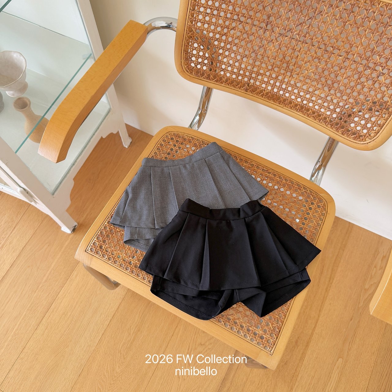 Ninibello | Rosé Pleated Skirt 