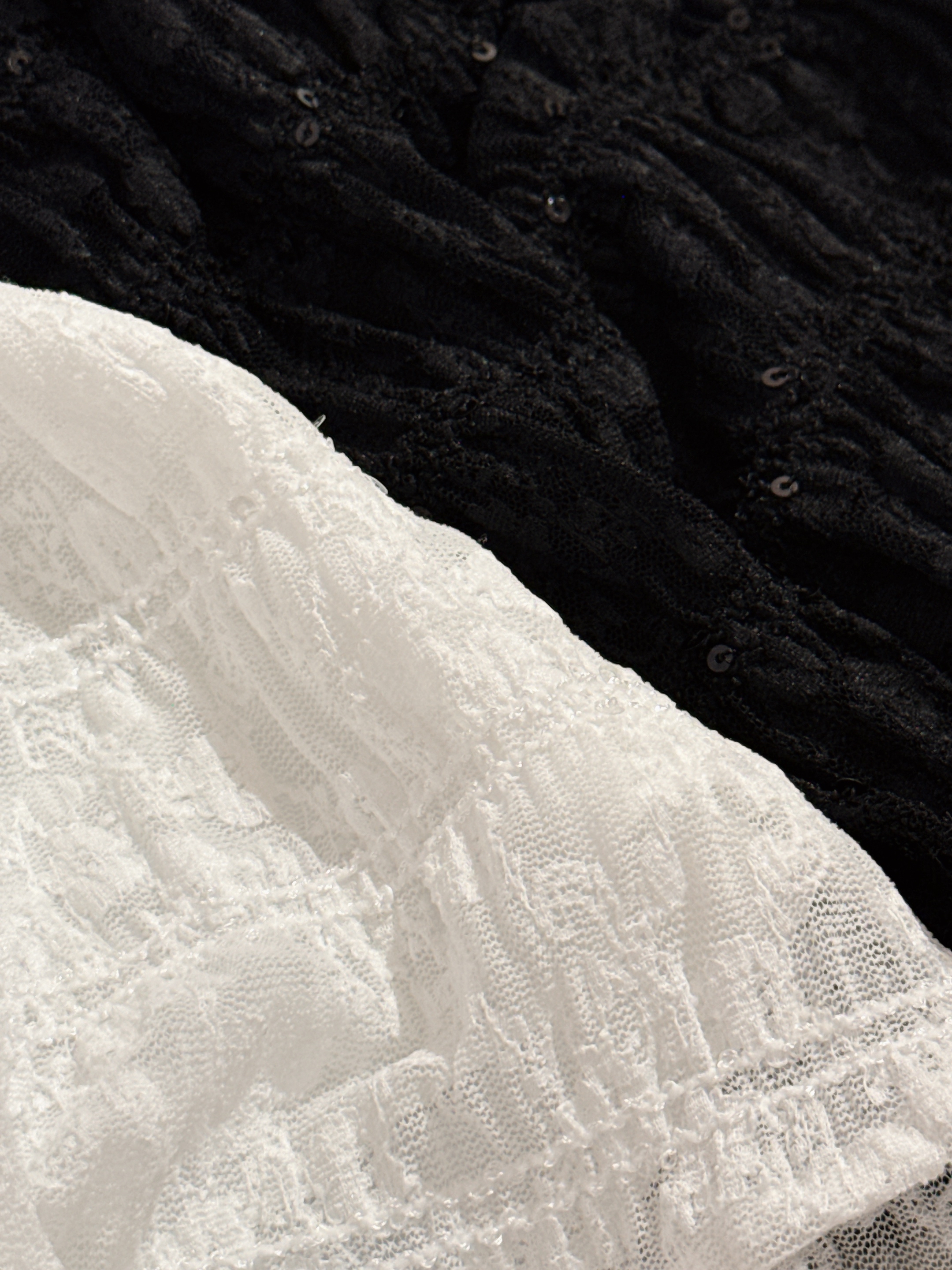 #HANNA-made# Lumière Smocked Lace vest