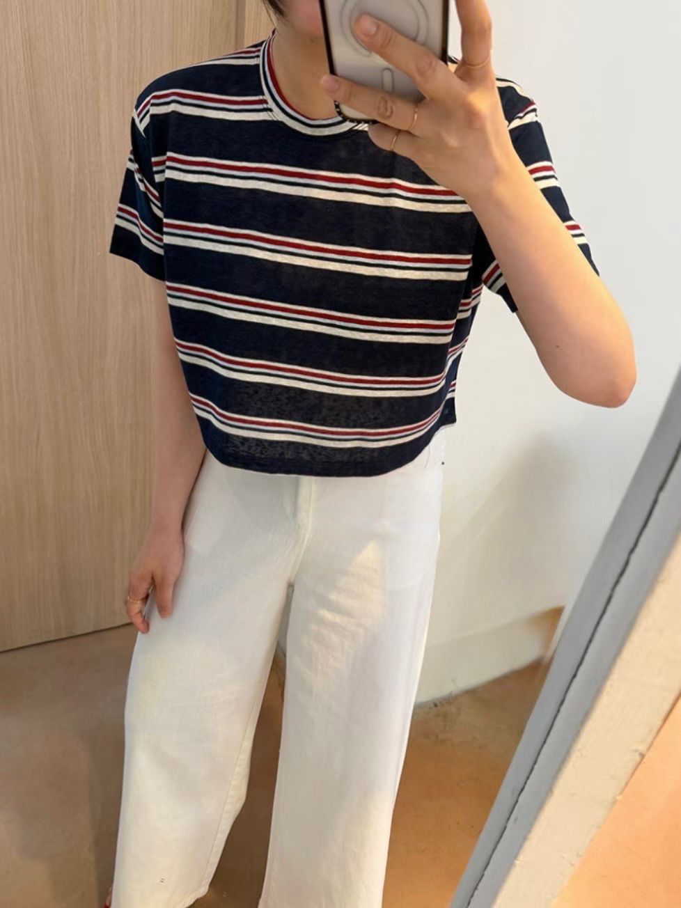 221396 橫間短Tee