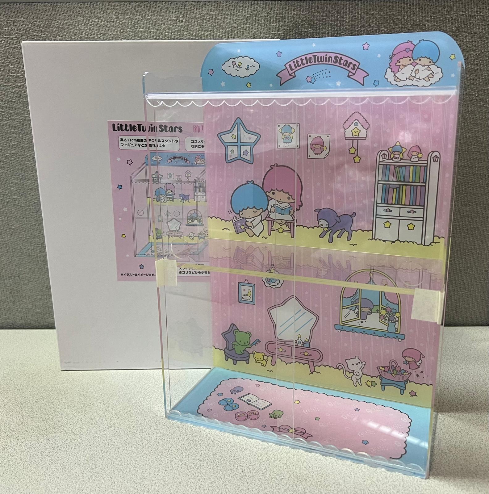 🎌日本直送🎌Little Twin Stars 透明雙層多用途儲物架