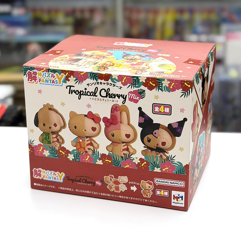(行版) MegaHouse 解體拼圖 幻想系列 三麗鷗 熱情夏日 Kaitai Puzzle Fantasy Sanrio Characters Tropical Cherry Mix (原盒4盒) (1套4款) 