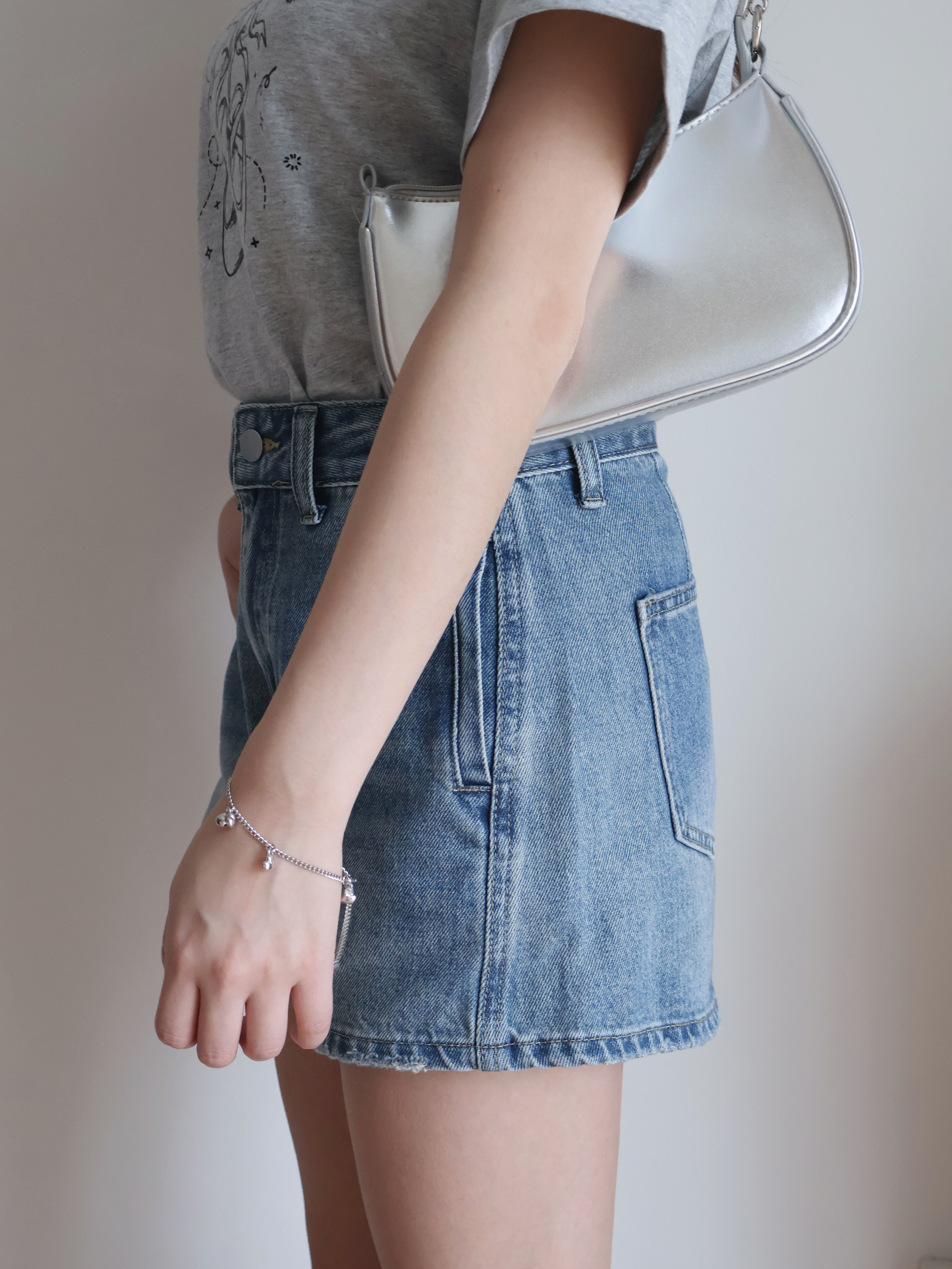 Aster Denim Shorts | Blue