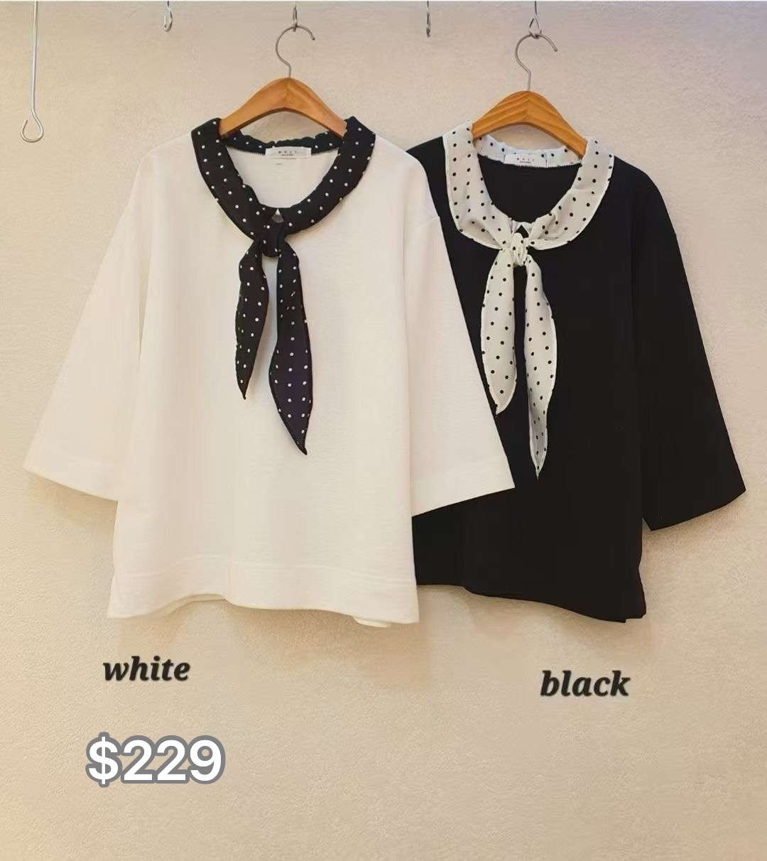 波點綁蝴蝶🦋結Top