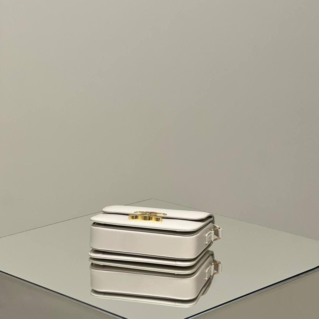 🔥大货实拍图 𝗖𝗘𝗟𝗜𝗡𝗘 ♥ 𝗧𝗘𝗘𝗡 𝗧𝗥𝗜𝗢𝗠𝗣𝗛𝗘 型号：188423 中号尺寸：22.5*16*7cm 小号尺寸：18.5*14*6cm