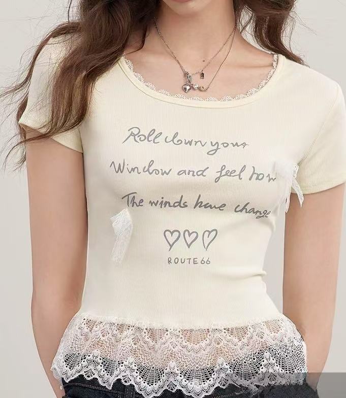 TP320字母印花蝴蝶结