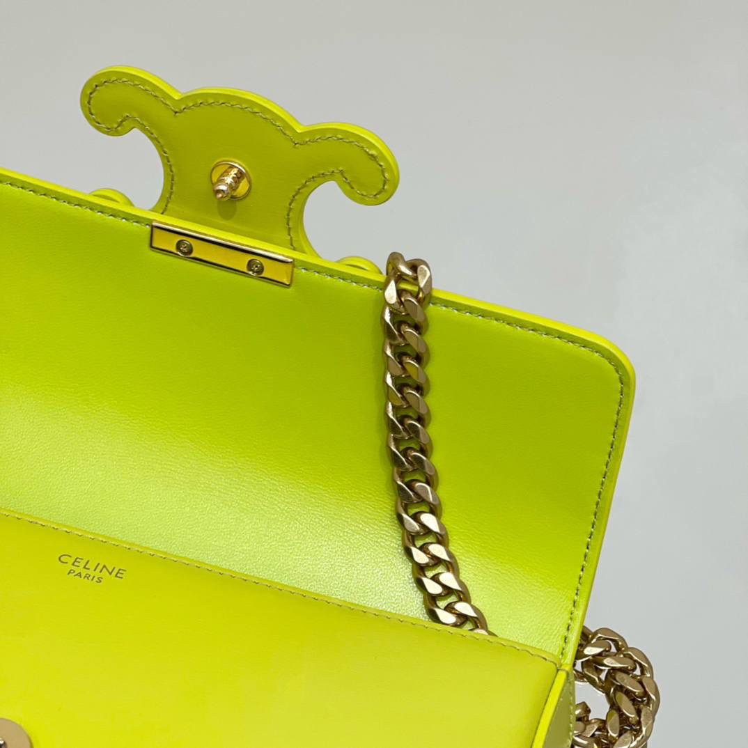 🔥大货实拍图 𝗖𝗘𝗟𝗜𝗡𝗘 ♥ 𝗧𝗥𝗜𝗢𝗠𝗣𝗛𝗘浮雕腋下包 型号：199243 尺寸：20.5*11.5*4cm