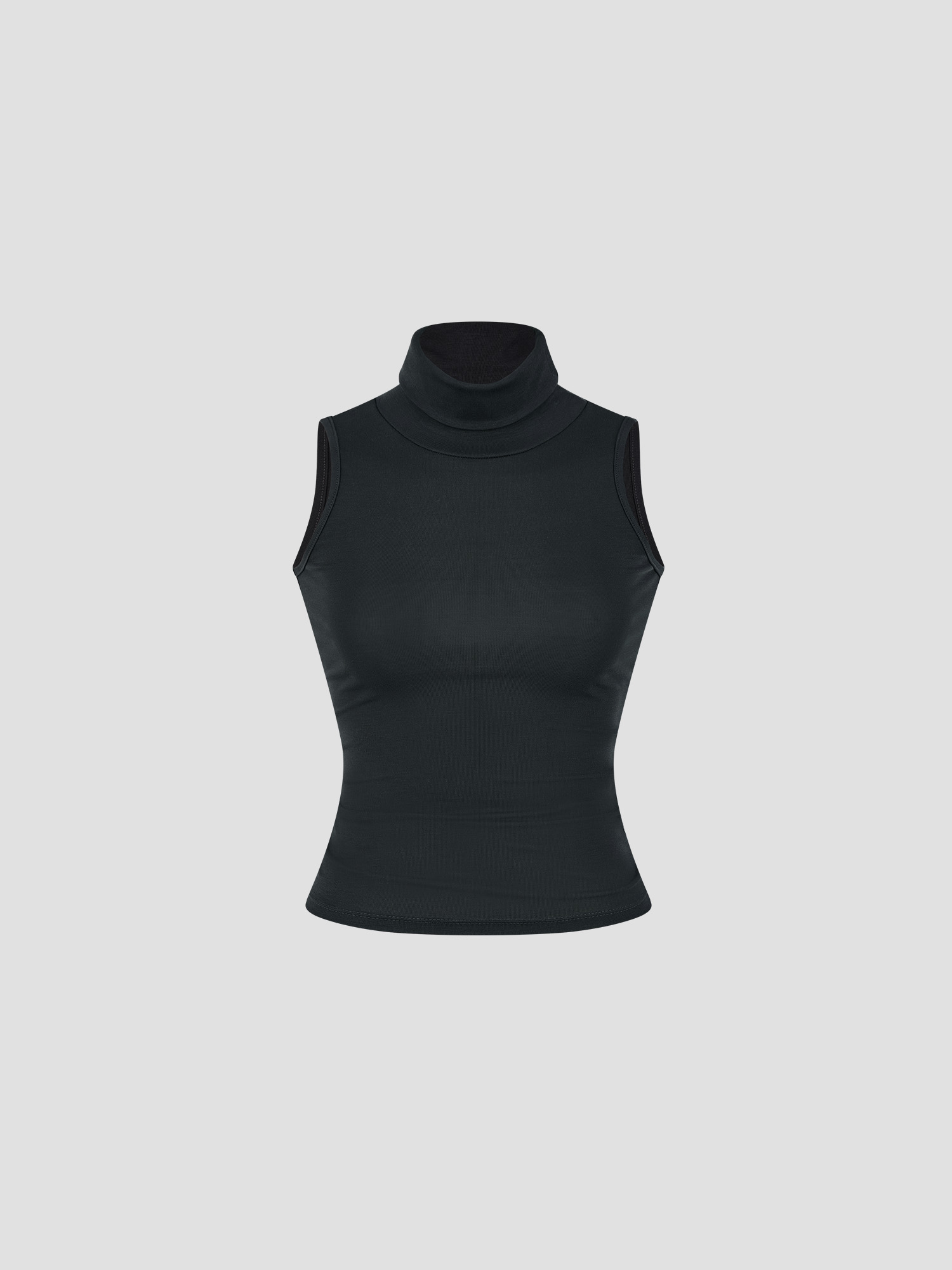 【秋冬高領薄背心】預購_Satva Turtle-Neck Sleeveless by Conch