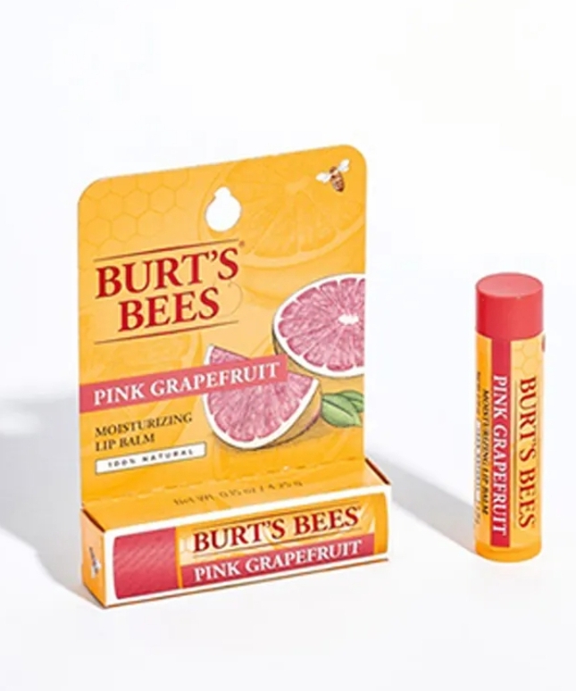 (wc)Burt's Bees小蜜蜂100% 天然保濕潤唇膏(西柚味)