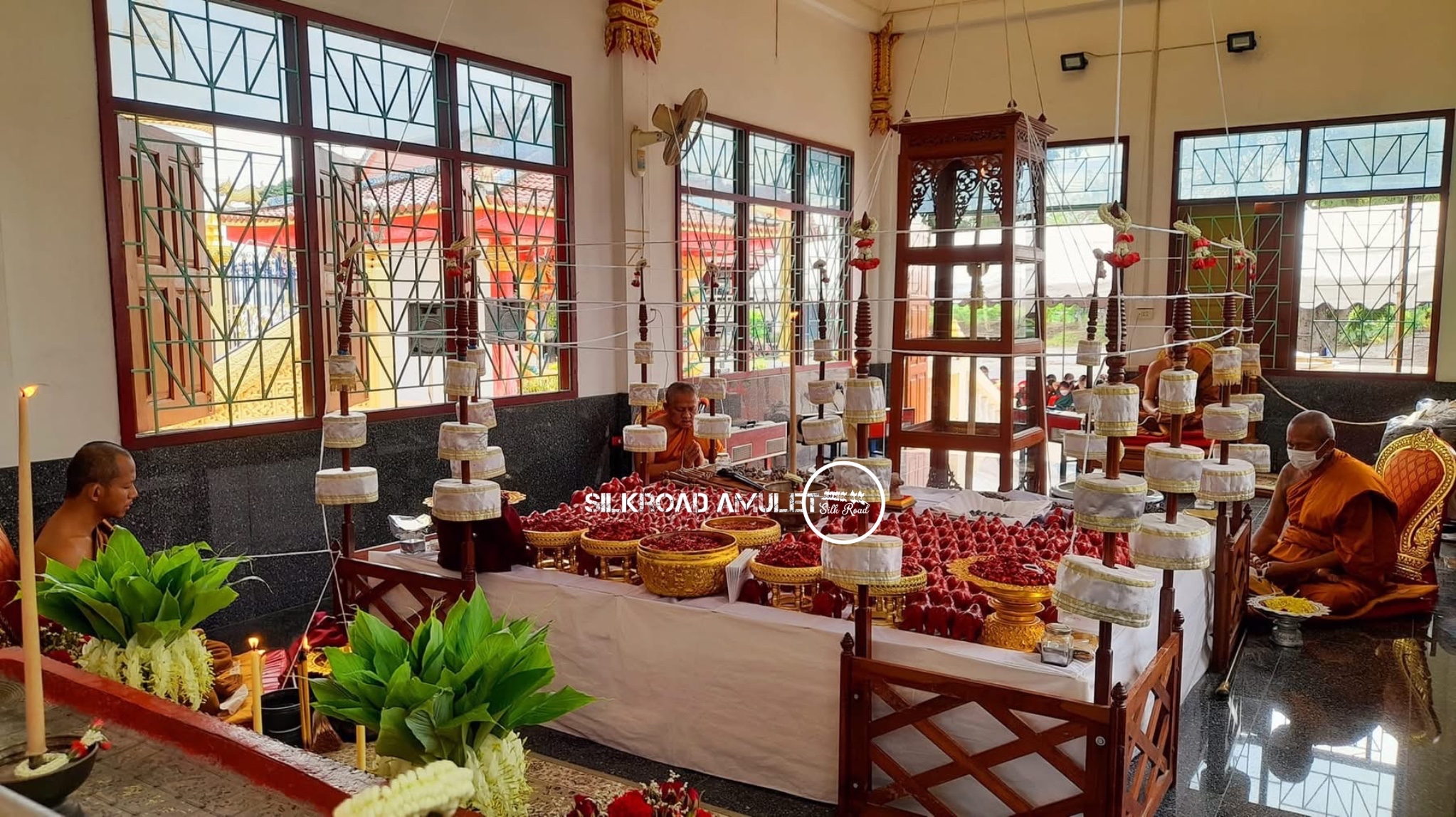 具有反彈符管力量的弓箭牛🪞🦬🏹 龍婆披贊 佛曆2565  派也告勒達辣夢冠  第一期  弓箭牛 附全高清防水殼｜師父親寫四大元素符