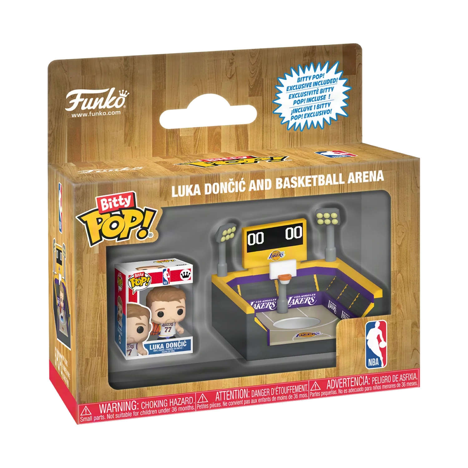 📦訂購 美國代購 Bitty POP! Town: NBA Arena - Lakers with Luka Doncic Figure 模型