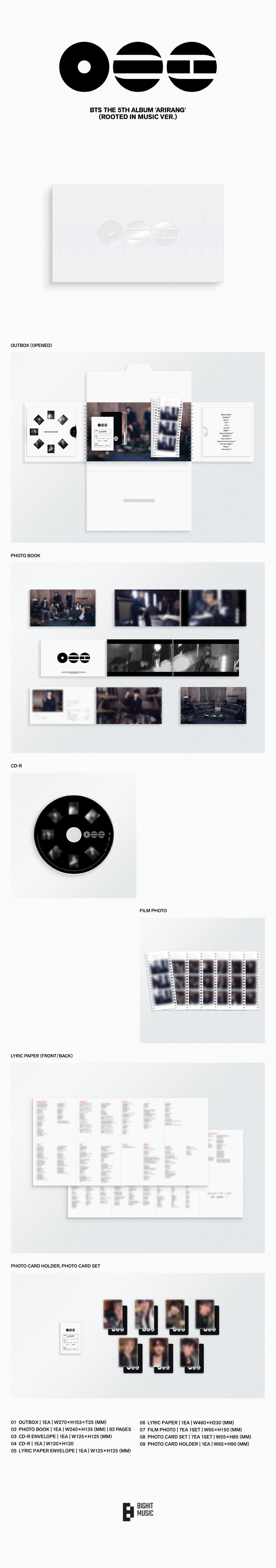 BTS - 5TH FULL ALBUM [ARIRANG] - PHOTOBOOK VER.