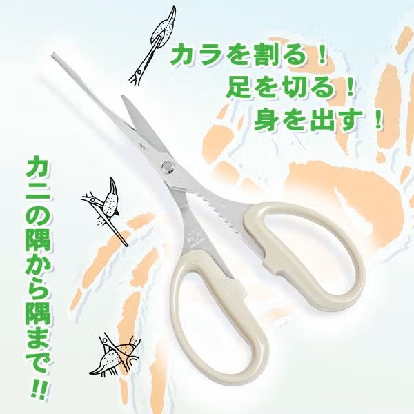 【現貨】🔥🔥【日本製《SILKY》不鏽鋼長柄螃蟹專用剪刀】