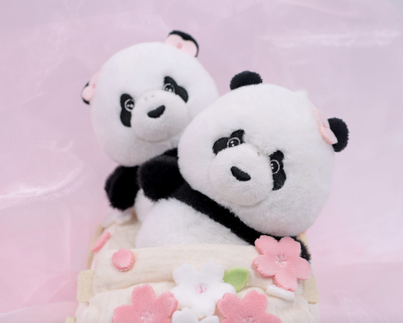 📦訂購 韓國代購 Everland Bao Family 寶家族 睿寶輝寶 Ruibao & Huibao 櫻花車車公仔