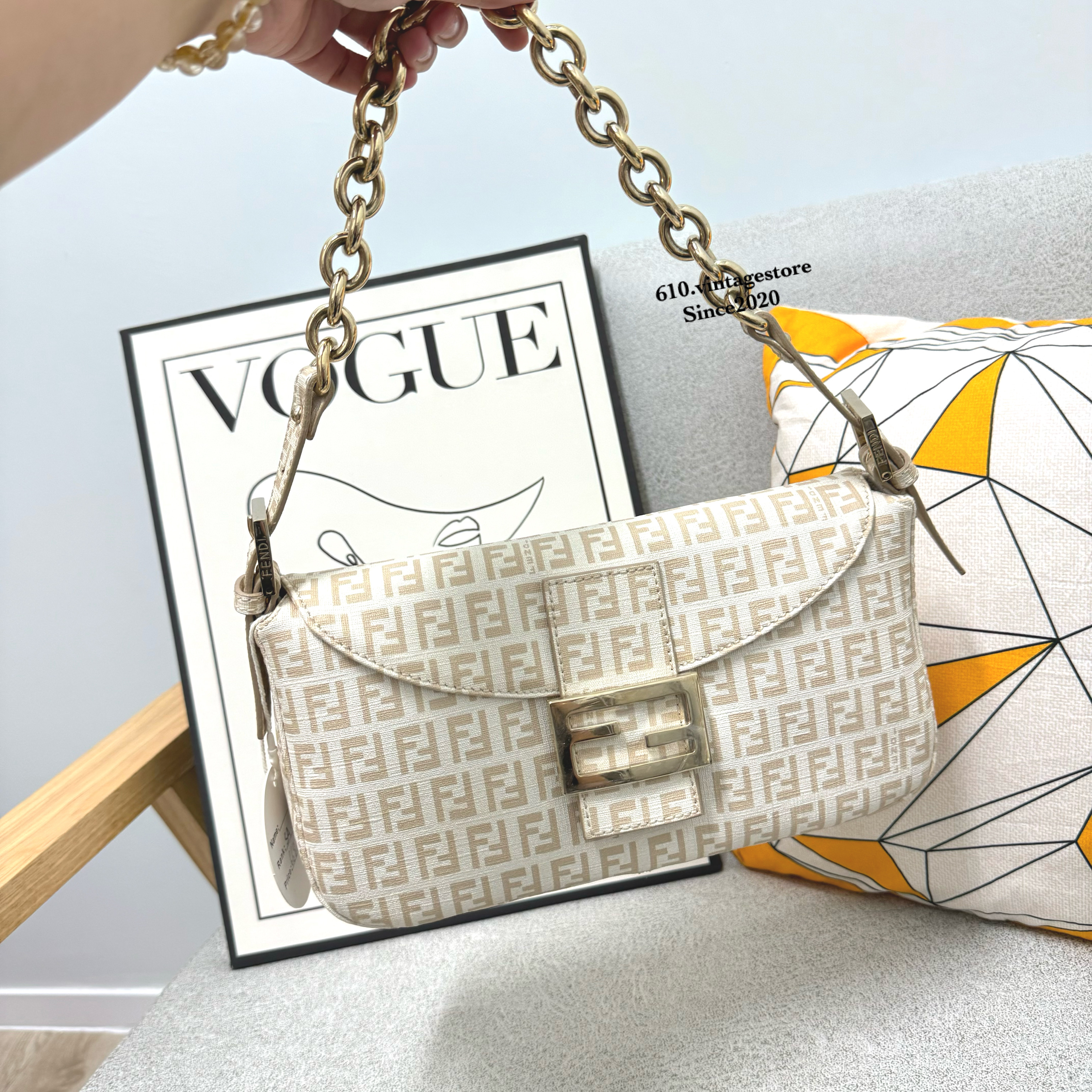 Fendi pvc baguette top