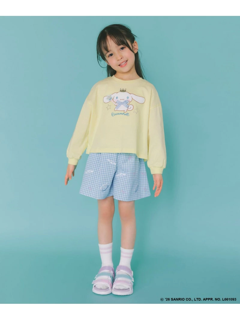 🆕【⭐訂購⭐】🇯🇵  日本直送🌀#Cinnamoroll  刺繡 格紋 寛鬆短褲［2款選］🌀[ELCA-0211][260424]