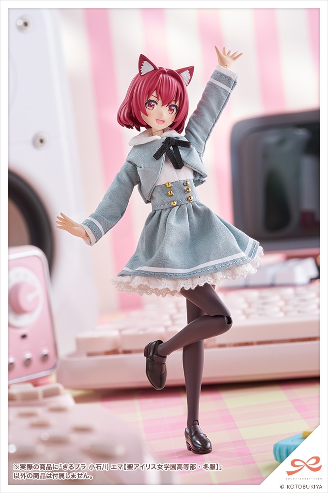 (預訂訂金 $200) (總價 $393) 壽屋 Kotobukiya 創彩少女庭園 小石川艾瑪 [聖愛莉絲金學園高等部‧冬季制服] 模型 (行版) (KO08944) 