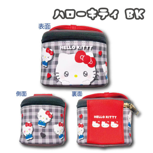 🎀【預訂】Kitty 格仔紋化妝包 B