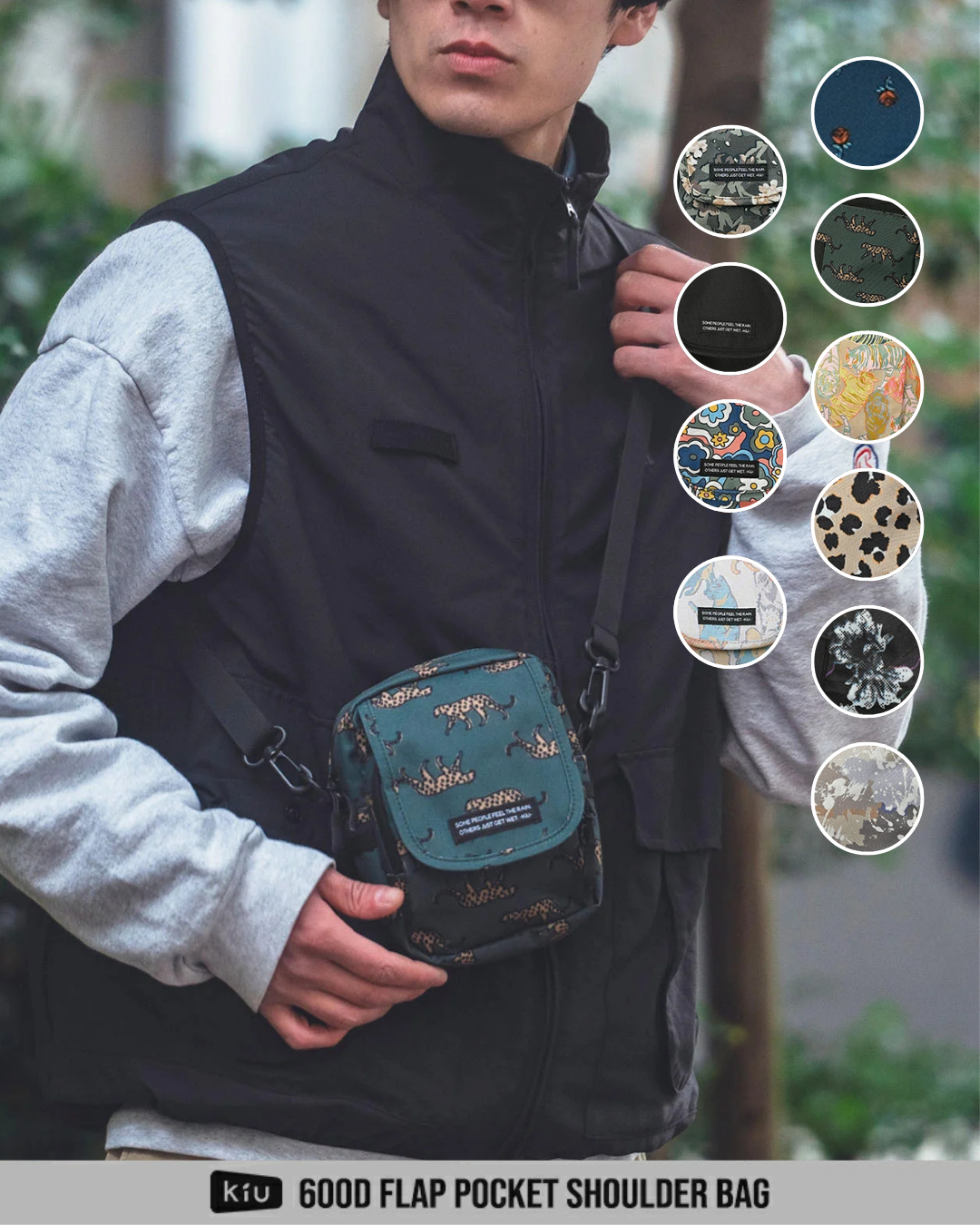 日本代購【﻿ 2026新色 日本直送 KiU 輕便 多功能 迷你袋 | 斜孭袋 | 男女合用 | water repellent shoulder bag unisex 】