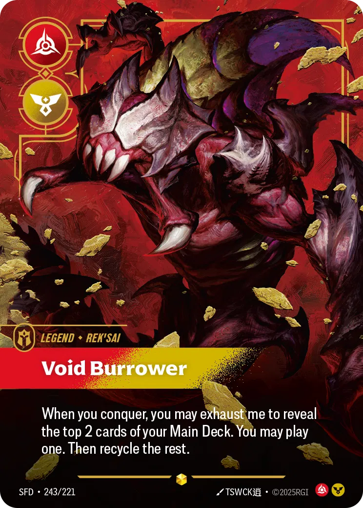 [ Spiritforged - Overnumber ] SFD-243/221 Rek'Sai Void Burrower