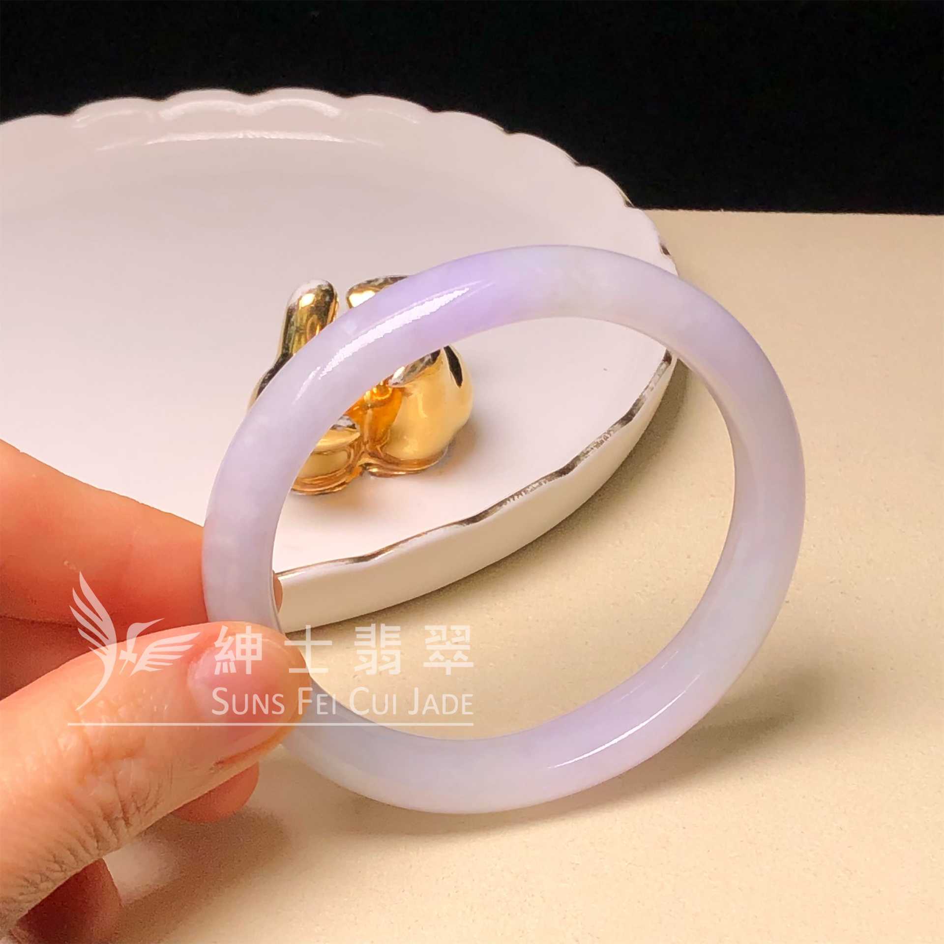 C06321 紫羅蘭貴妃鐲53.5mm