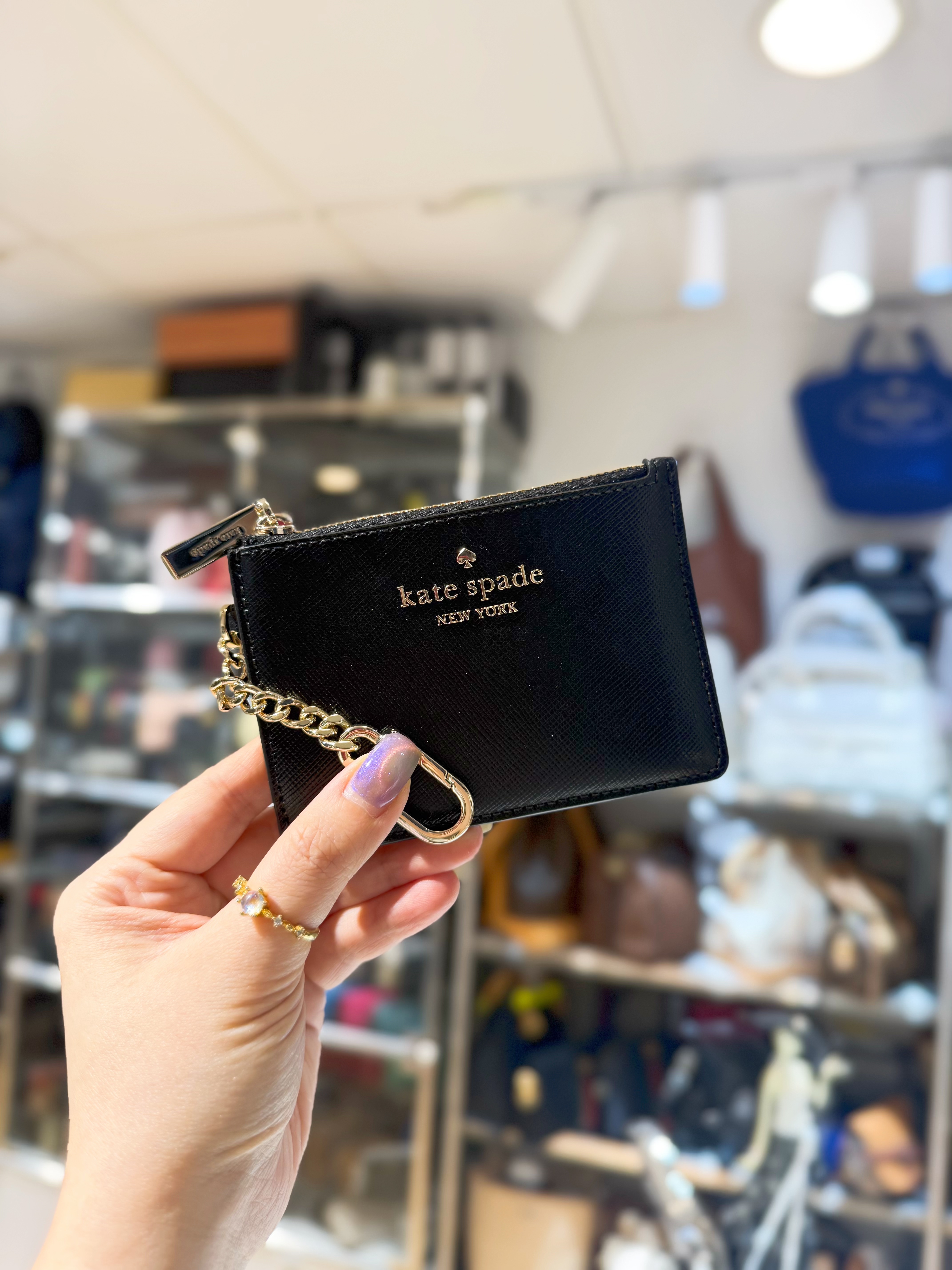 Kate Spade card case blk