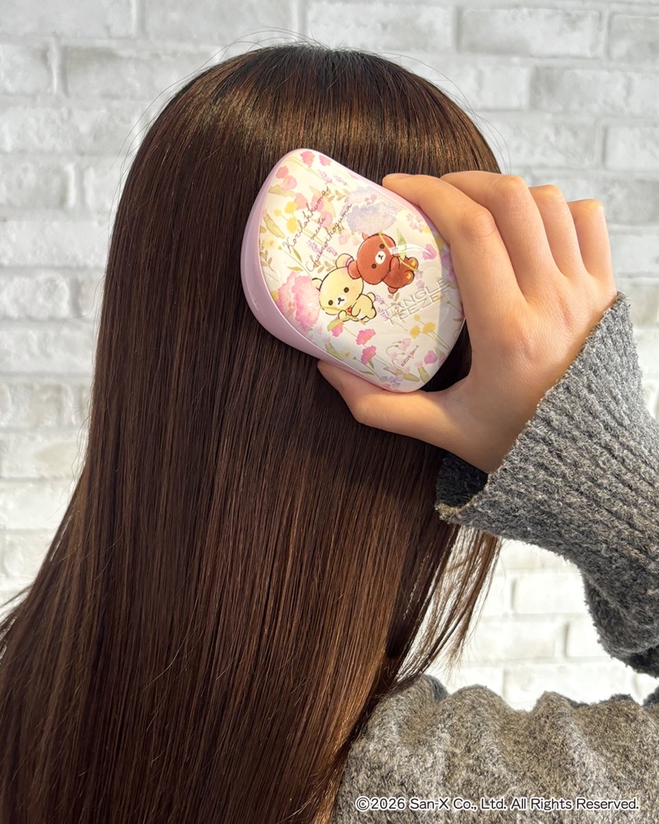 日本預訂📍日本鬆弛熊 x Tangle Teezer順髮梳子 2026年5月中旬出貨