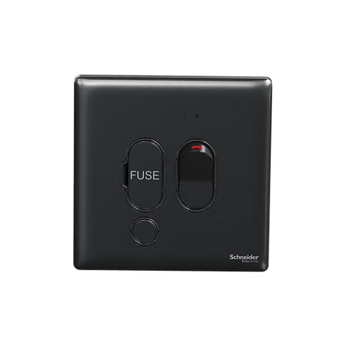 施耐德 Unica X 石墨灰 13AFuse有掣有燈 接線蘇