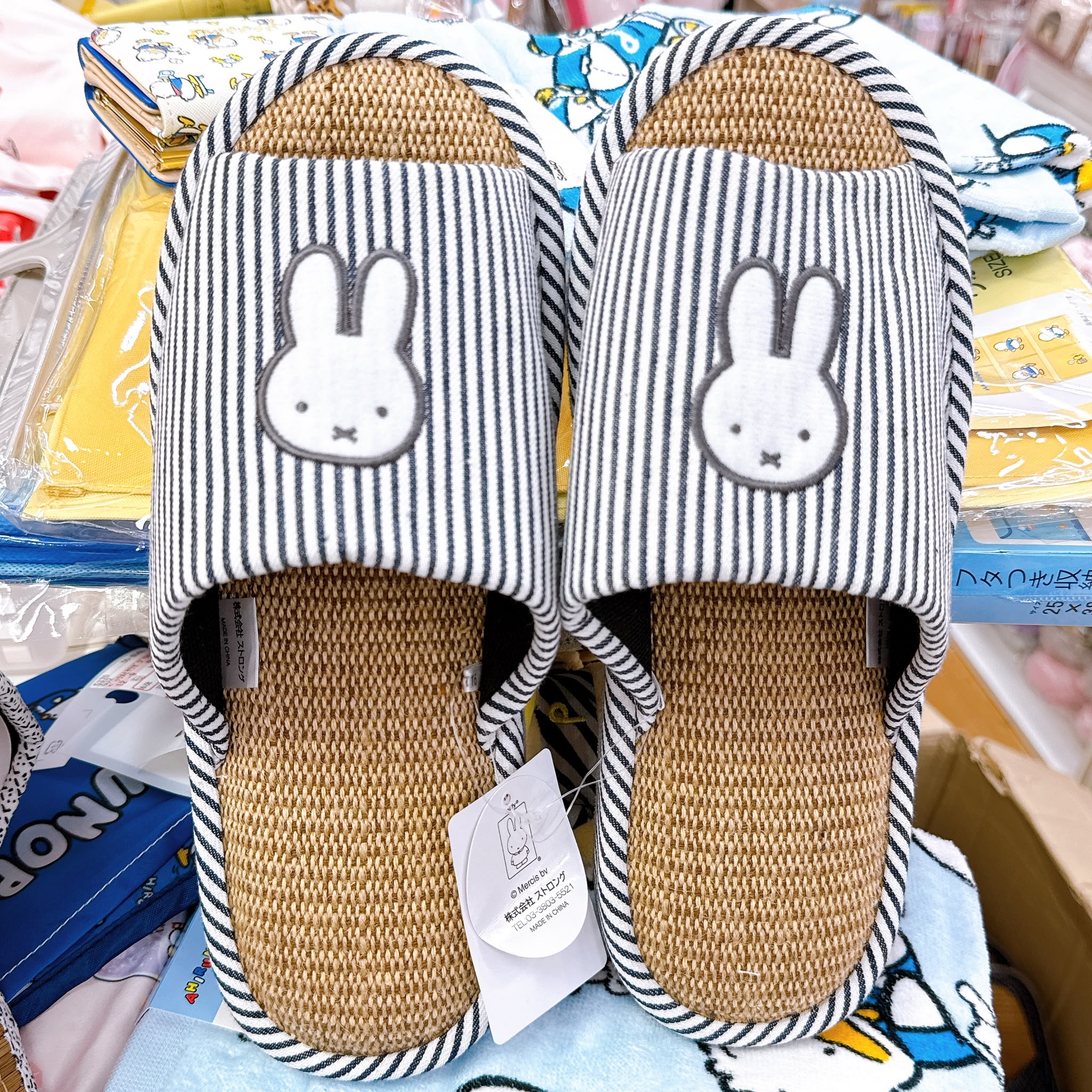 日本直送獨家限定Miffy 多款家居拖鞋/竹蓆拖