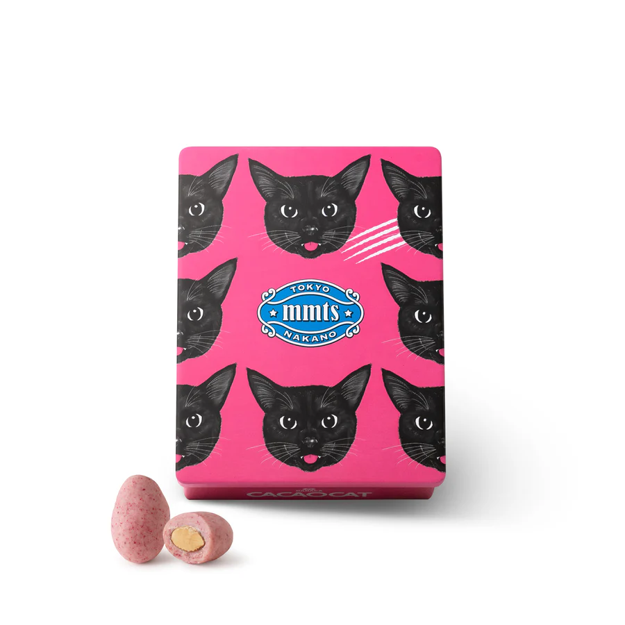 mmts x CACAOCAT 貓貓聯名小鐵罐 （朱古力果仁） - 杏仁和紅桑子