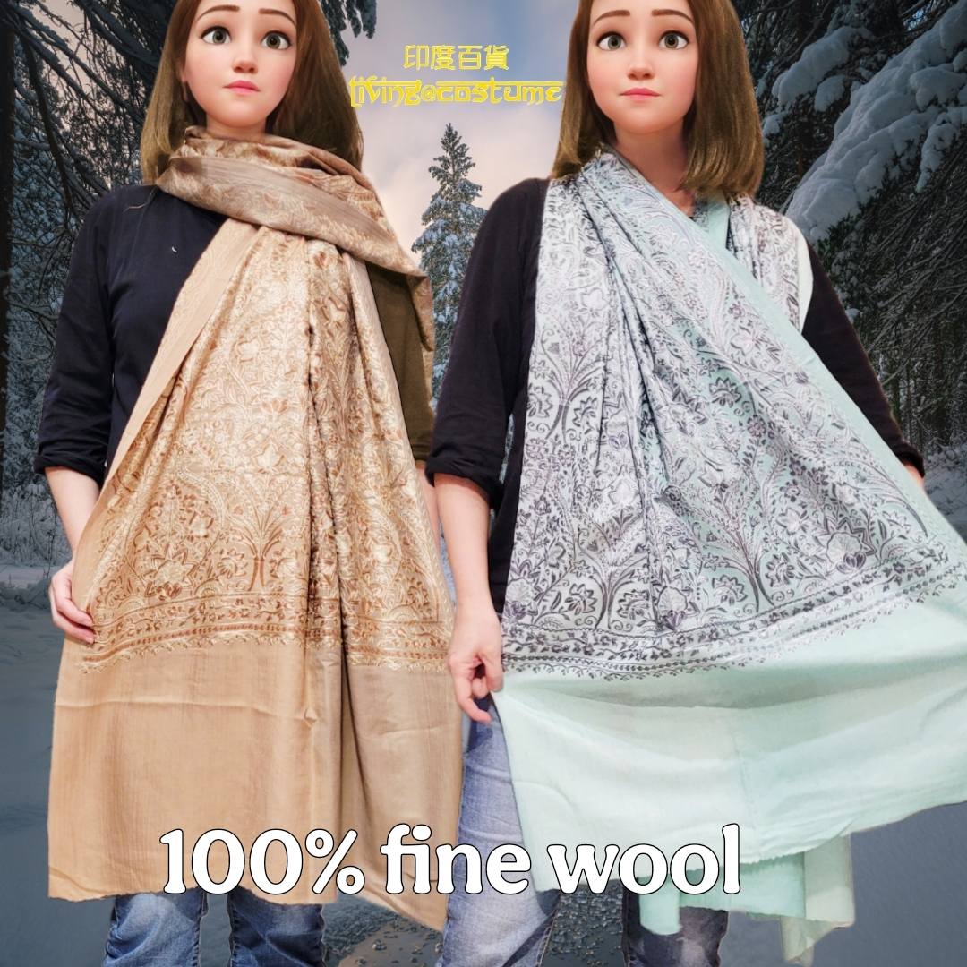 印度細緻羊毛 (Fine Wool) 披肩